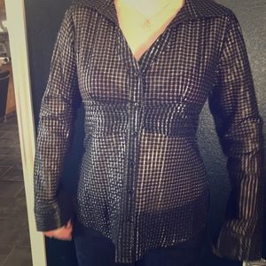 Daytrip sheer long sleeve shirt